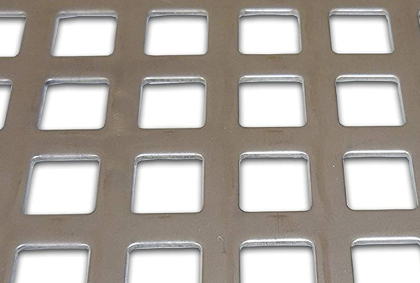 Titanium Grade Perforated Metal Mesh Plate - Diamond Holes, Expanded, 300mm X 200mm X 0.5mm